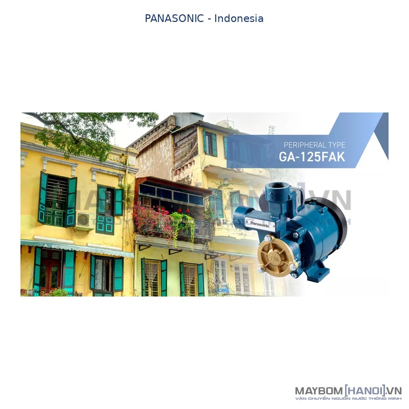 Máy bơm tăng áp điện tử Panasonic GA 125FAK (125w) 2