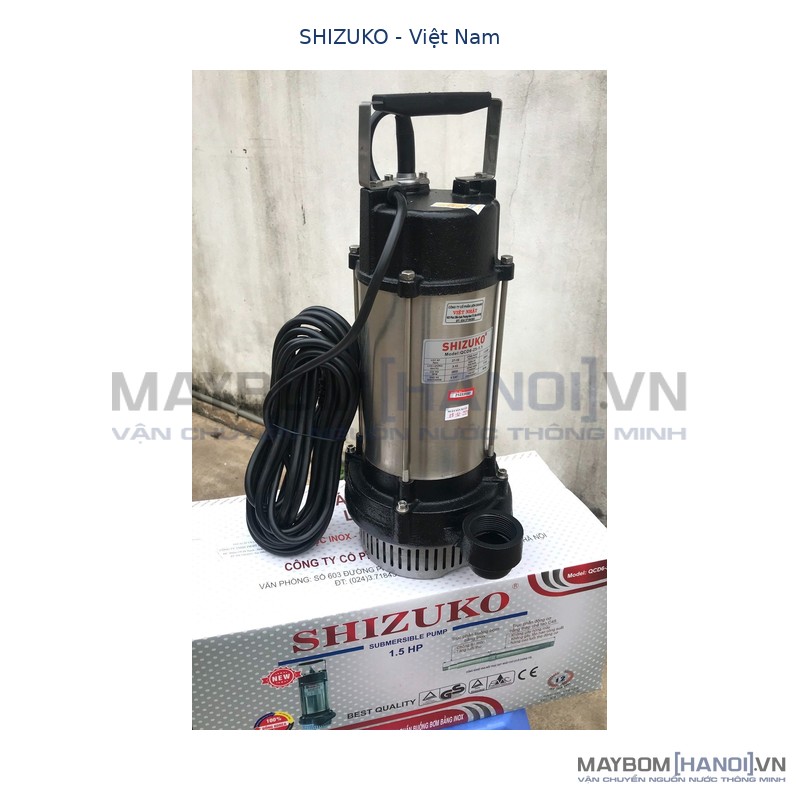 Máy bơm chìm nước thải Shizuko họng 42 (750w) 2