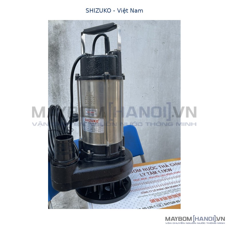 Máy bơm chìm nước thải Shizuko họng 76 (1.5kw) 2