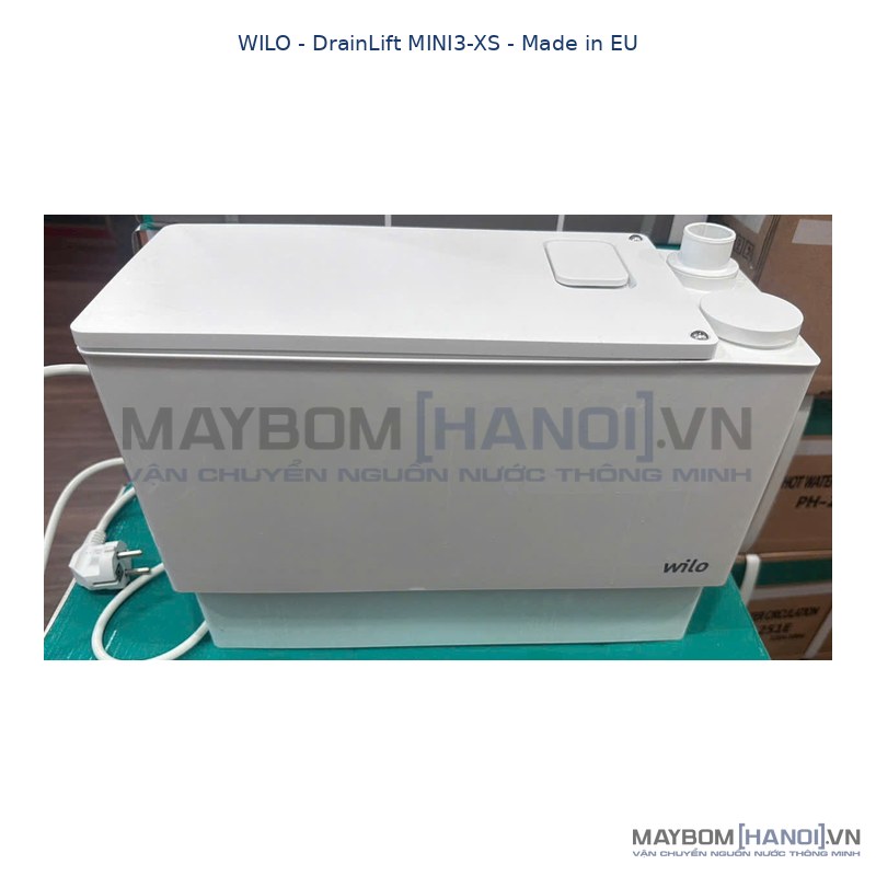 Máy bơm nước thải Wilo DrainLift Mini3-XS/EF (420w) cho bồn rửa bát 3