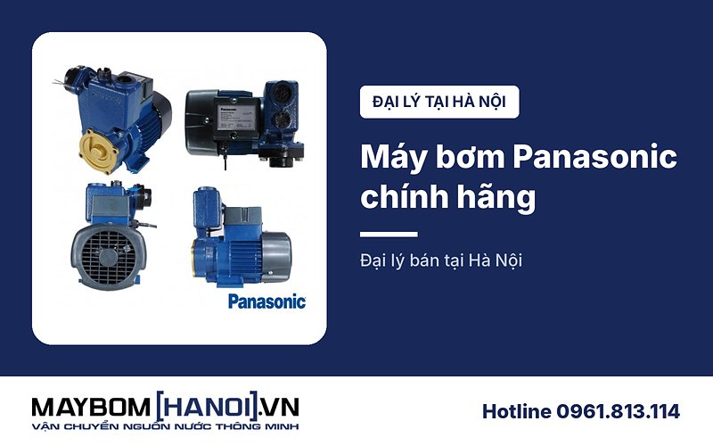 Đại lý máy bơm nước Panasonic chính hãng tại Hà Nội