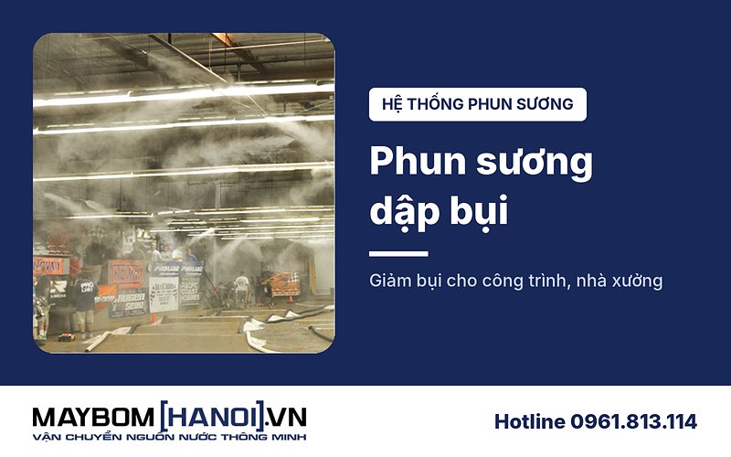 Hệ thống phun sương dập bụi
