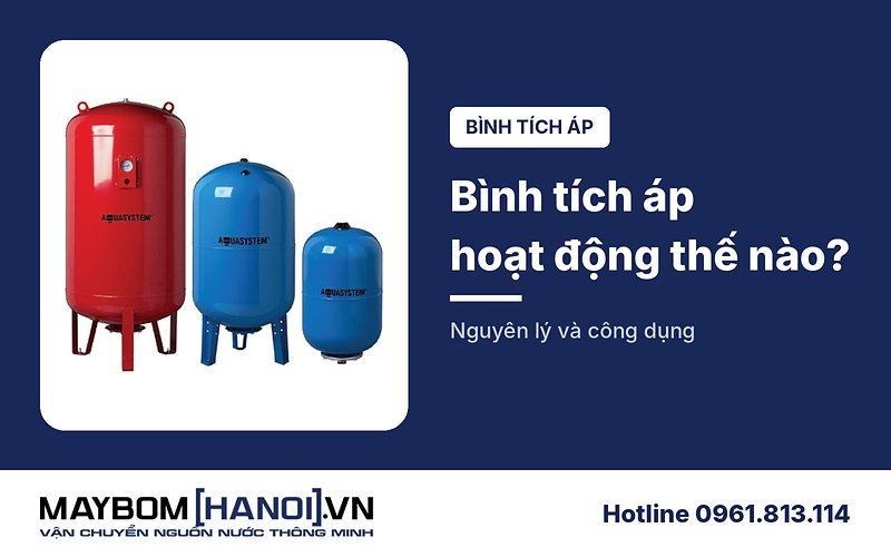 Nguyên lý hoạt động và công dụng của bình tích áp