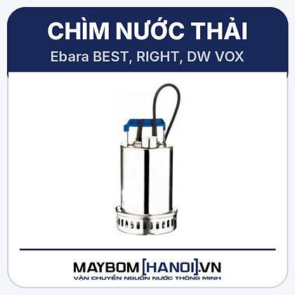 Máy bơm chìm nước thải Ebara BEST 3 Máy bơm chìm nước thải Ebara BEST 3