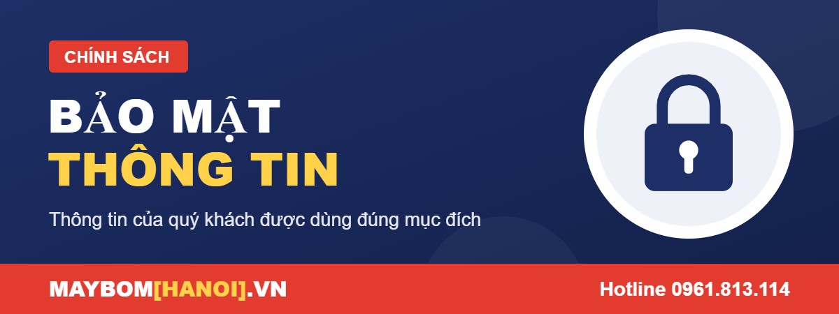 Chính sách bảo mật thông tin khách hàng của Máy Bơm Hà Nội