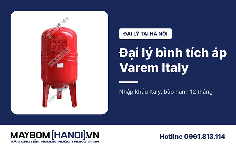 Đại lý bình tích áp Varem Italy chính hãng tại Hà Nội