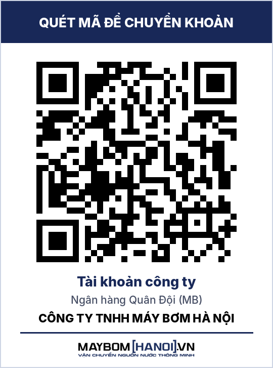 Mã QR chuyển khoản tài khoản công ty MB Công ty TNHH Máy Bơm Hà Nội